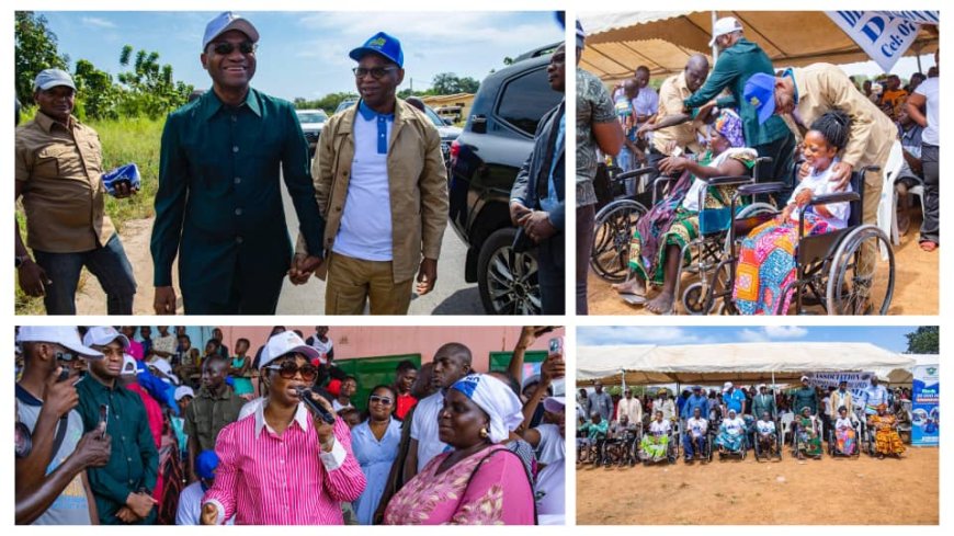 Côte d’Ivoire : Adama Kamara et Sidi Touré sensibilisent sur la CMU à Béoumi