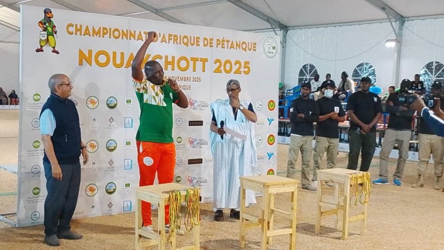 Pétanque : Kourouma Salif offre à la Côte d’Ivoire son premier titre africain au Championnat d’Afrique à Nouakchott