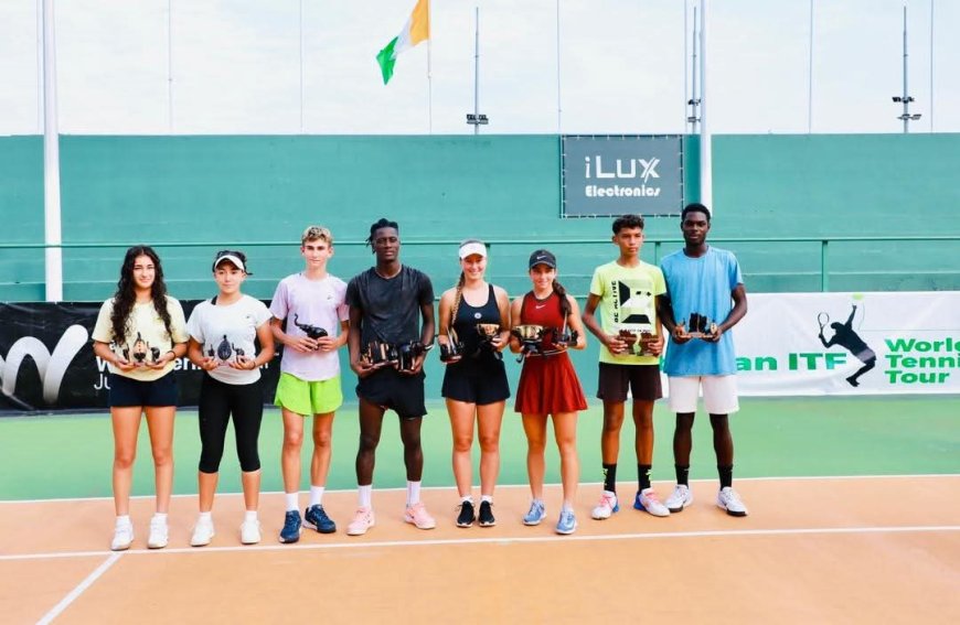 Tennis- ITF World Juniors Abidjan : Raphaël Dowuona et Maryia Magro lancent la compétition en beauté