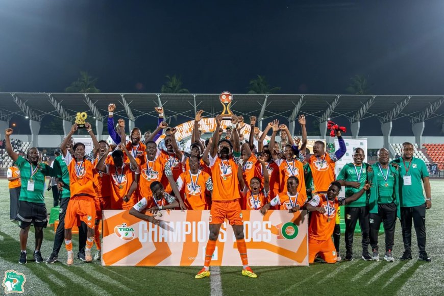 TIDA 2025 : la Côte d’Ivoire U20 sacrée championne de la 10ᵉ édition