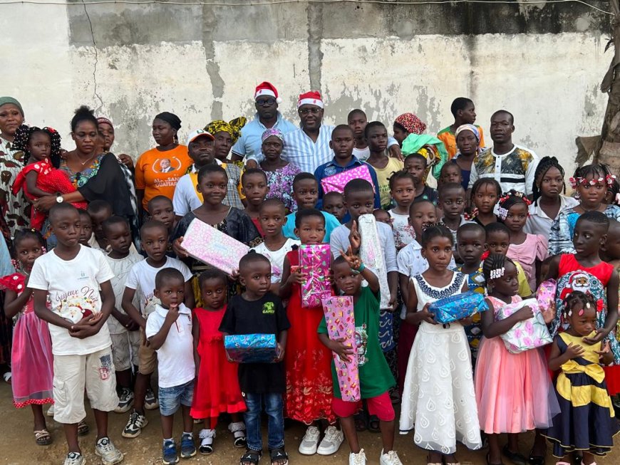 Noël 2025 : Coulibaly Dramane «gâte» des enfants orphelins à Bingerville