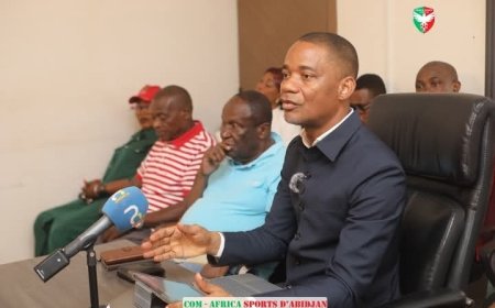 Football-Africa Sports d’Abidjan : le président Zebé Guillaume présente son bureau exécutif