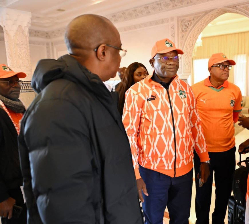 CAN Maroc 2025 : Adjé Silas Metch est à Marrakech pour soutenir les Éléphants