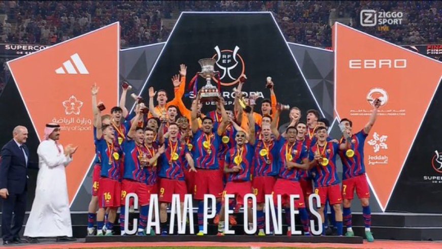 Football-Espagne (Supercoupe) : le FC Barcelone domine le Real Madrid (3-2) et s’adjuge une nouvelle Supercoupe