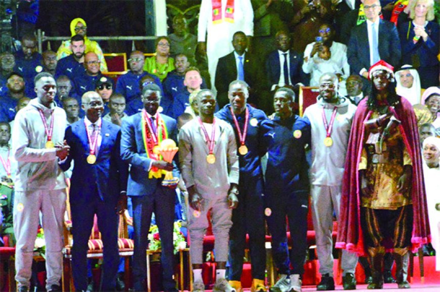 CAN 2025 : sacrés champions d’Afrique, les Lions de la Teranga accueillis avec les honneurs au Palais présidentiel