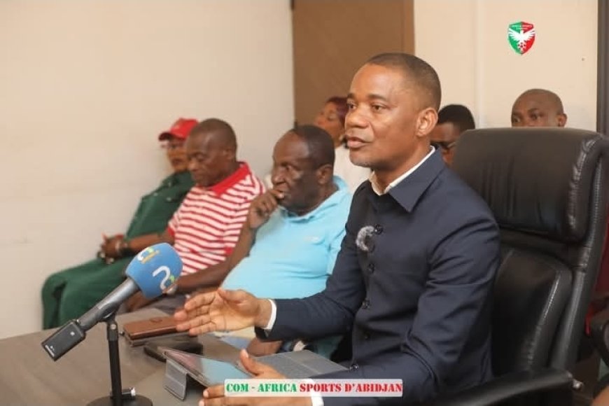 Football-Africa Sports d’Abidjan : le président Zebé Guillaume présente son bureau exécutif