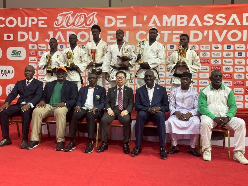 Judo : la Côte d’Ivoire remporte la Coupe de l’Ambassadeur du Japon