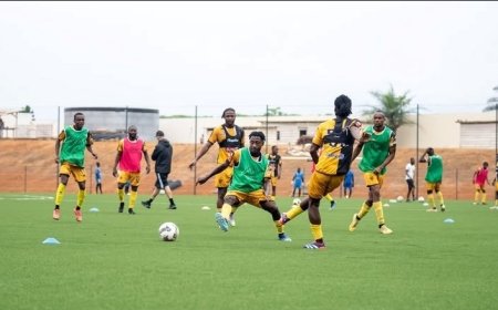 Football- Infrastructures : l’Asec Mimosas effectue sa première séance d’entraînement à Gboro Gbata