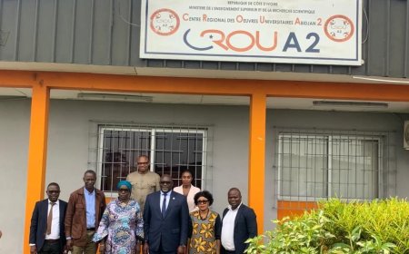 Promotion du sport universitaire : le DG de l’OISSU en visite au CROU Abidjan 2