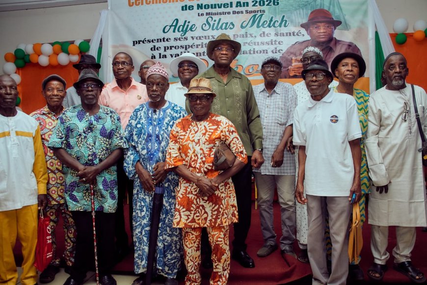 Côte d'Ivoire : échange de vœux de nouvel an entre le ministre Adjé Silas Metch et  les populations à Dabou
