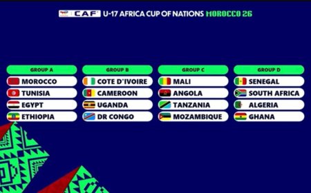 Football/Tirage au sort CAN U17 Maroc 2026 : la Côte d'Ivoire affronte le Cameroun, l’Ouganda et la RDC