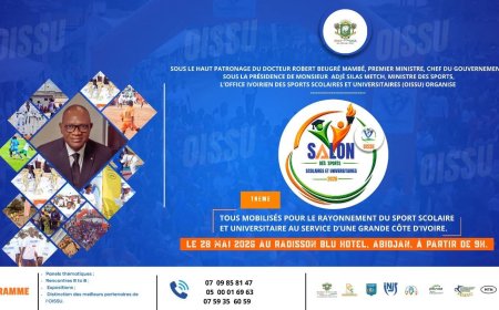 Sport scolaire et universitaire : l’OISSU lance un salon inédit pour booster les talents ivoiriens