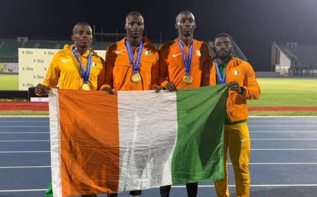 Côte d’Ivoire : les Éléphants décrochent la médaille d’or aux Championnats d’Afrique d’athlétisme à Accra