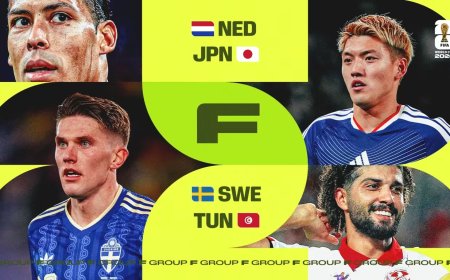 Coupe du Monde 2026 : Japon, Pays-Bas, Suède et Tunisie s’affrontent dans le groupe F