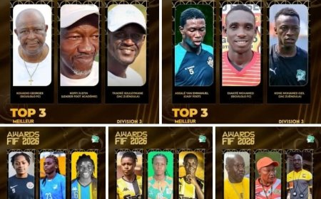AWARDS du Football Ivoirien 2025-2026 : les nominés dévoilés