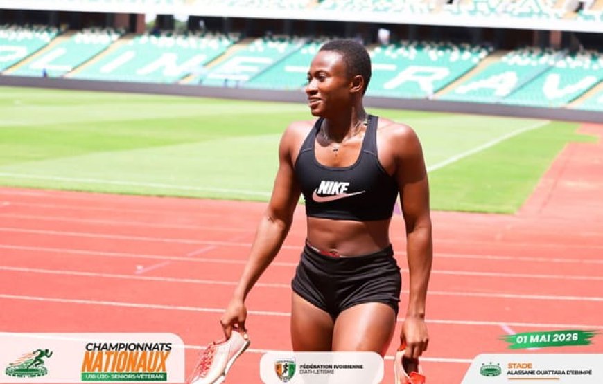 Athlétisme/Championnats nationaux : Chantal Yonan Djehi Lou signe un doublé et s’impose comme la nouvelle reine du sprint ivoirien