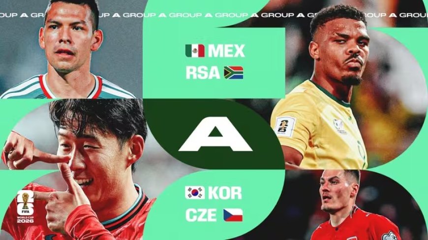 Coupe du Monde 2026 : présentation du Groupe A avec le Mexique, la Corée du Sud, la République tchèque et l’Afrique du Sud