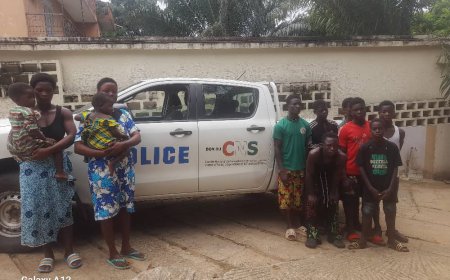 Côte d’Ivoire-Trafic humain : seize victimes, dont dix mineurs sortis des griffes d’un réseau de trafiquants à Jacqueville