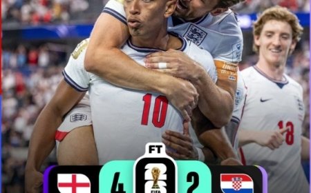 Coupe du Monde 2026 : l’Angleterre dompte la Croatie (4-2) au terme d’une rencontre spectaculaire