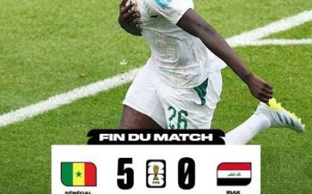 Mondial 2026 : malgré sa victoire( 5-0) face à l’Irak, le Sénégal n’est pas encore qualifié pour les seizièmes