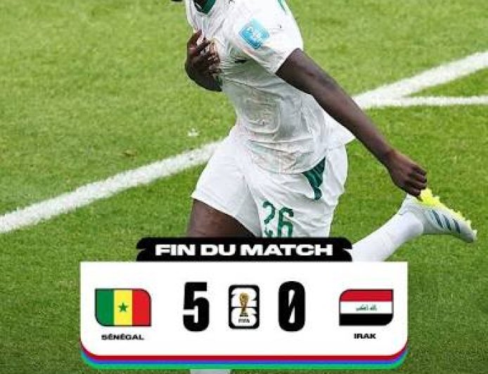 Mondial 2026 : malgré sa victoire( 5-0) face à l’Irak, le Sénégal n’est pas encore qualifié pour les seizièmes
