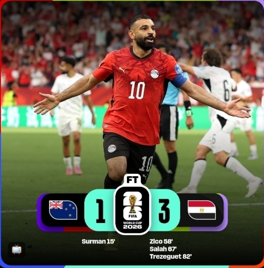 Coupe du Monde 2026 (Groupe G) : l’Égypte décroche enfin sa première victoire, depuis sa première participation en 1934
