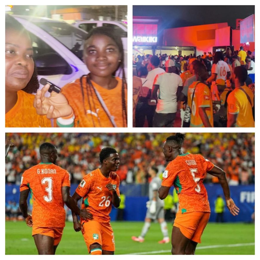 Côte d’Ivoire : des supporters ivoiriens saluent la qualification historique des Eléphants au second tour du mondial 2026(vidéo)