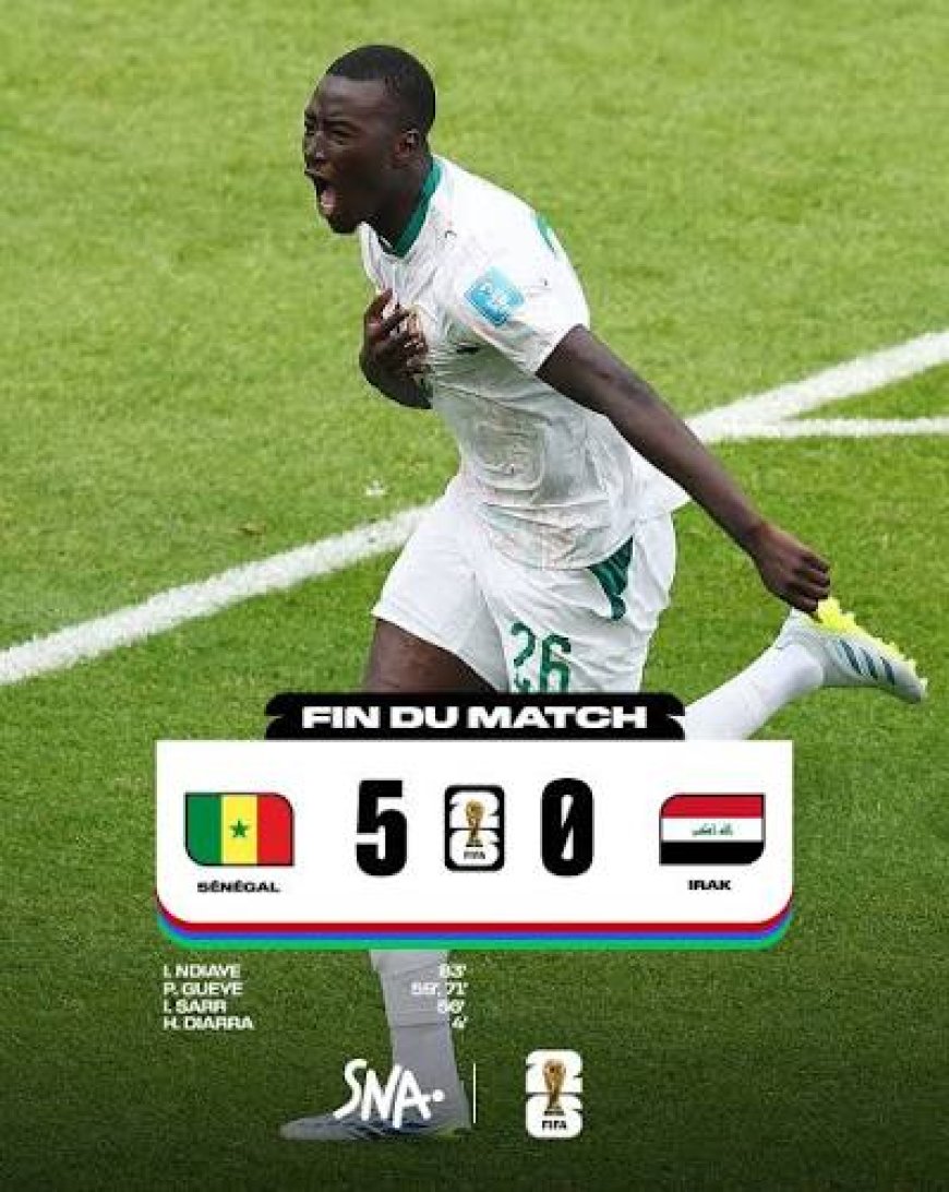 Mondial 2026 : malgré sa victoire( 5-0) face à l’Irak, le Sénégal n’est pas encore qualifié pour les seizièmes