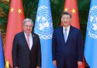 Xi Jinping rencontre le secrétaire général  de l'ONU