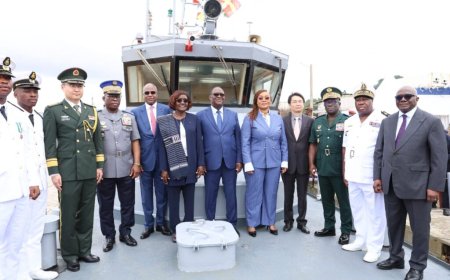 Sécurité maritime : la Chine offre deux nouveaux patrouilleurs à la Côte d’Ivoire