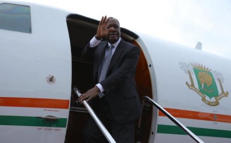 Côte d’Ivoire : Alassane Ouattara a quitté Abidjan pour un séjour en France
