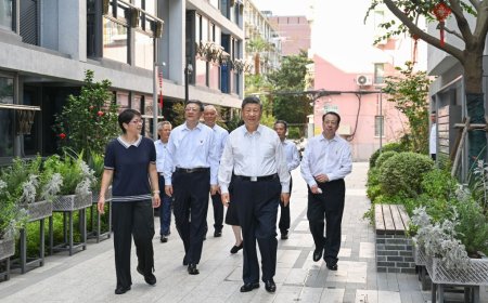 Xi Jinping met l'accent sur la rénovation urbaine de haute qualité lors d'une tournée d'inspection à Shanghai