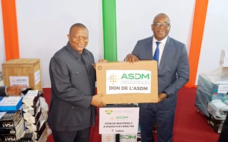 Côte d’Ivoire : l’ASDM équipe 12 radios de proximité avec du matériel d’une valeur de plus de 231 millions FCFA