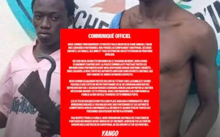 Côte d’Ivoire : les meurtriers du livreur Yango condamnés à la peine d’emprisonnement à vie