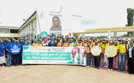 Côte d'Ivoire : 200 jeunes filles formées aux Sciences, Technologies, Mathématiques... à la 2e édition du Camp national STIM4HER