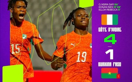 CAN Féminine 2026 : la Côte d’Ivoire réussit son entrée face au Burkina Faso et prend les commandes du groupe B