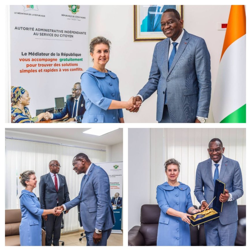 Côte d'Ivoire : le médiateur de la République et l'Ambassadeur de la Turquie échangent sur le renforcement de la coopération entre les deux pays