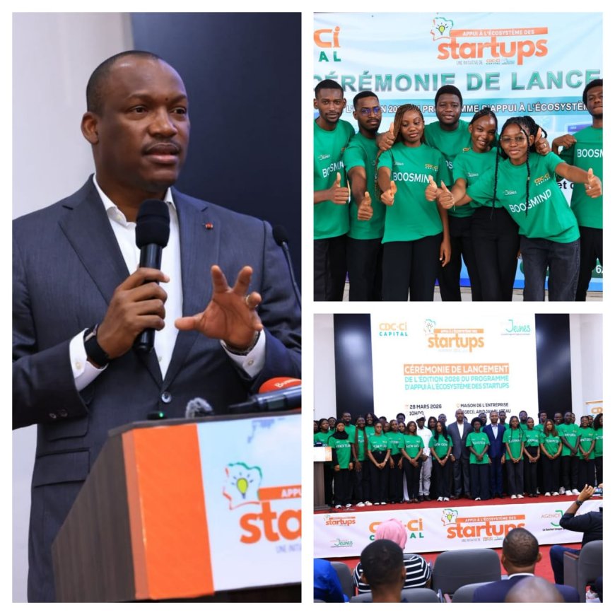 CDC-CI Capital et l'Agence Emploi Jeunes accompagnent cent cinquante startups ivoiriennes vers les marchés internationaux