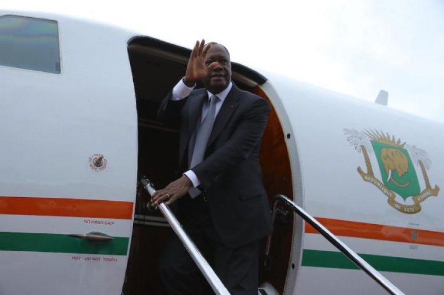 Côte d’Ivoire : Alassane Ouattara a quitté Abidjan pour un séjour en France