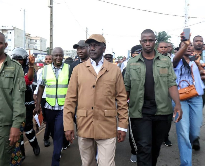 Côte d’Ivoire-Fête de l’Indépendance : Adama Bictogo se rassure de l’état d’avancement des chantiers d’aménagement de Yopougon