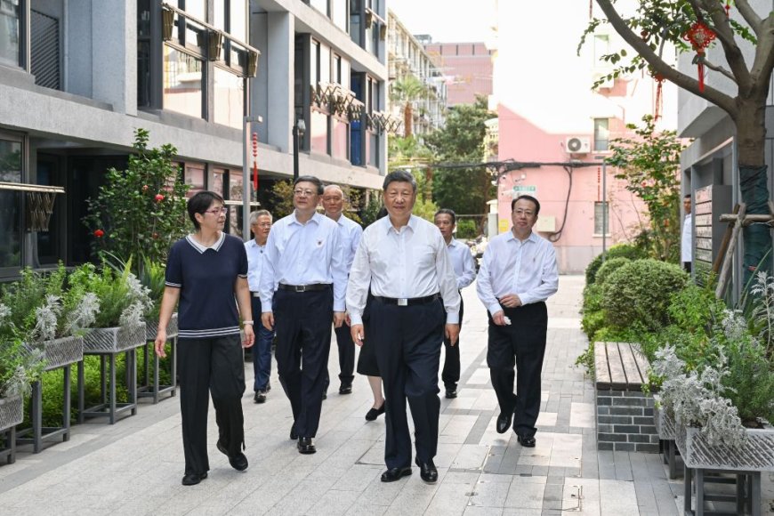 Xi Jinping met l'accent sur la rénovation urbaine de haute qualité lors d'une tournée d'inspection à Shanghai