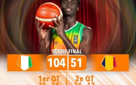 AfroBasket U18 Garçons : la Côte d'Ivoire étrille le Tchad pour son entrée en lice