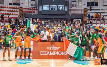 Afrobasket U18 : les Éléphanteaux décrochent leur premier sacre continental