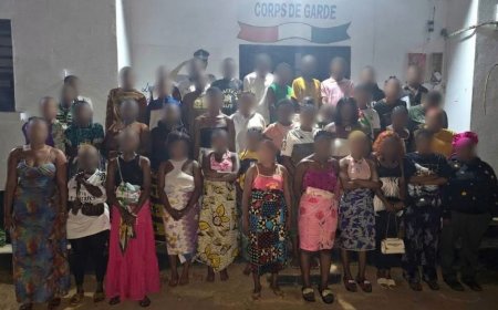 Côte d’Ivoire : la gendarmerie détruit 150 baraques de prostitution et un site illégal d’achat d’or à Dimbokro