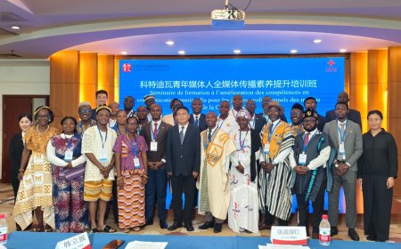 Coopération sino-ivoirienne : 25 journalistes ivoiriens en formation omnimédia à Pékin