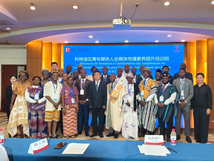 Coopération sino-ivoirienne : 25 journalistes ivoiriens en formation omnimédia à Pékin