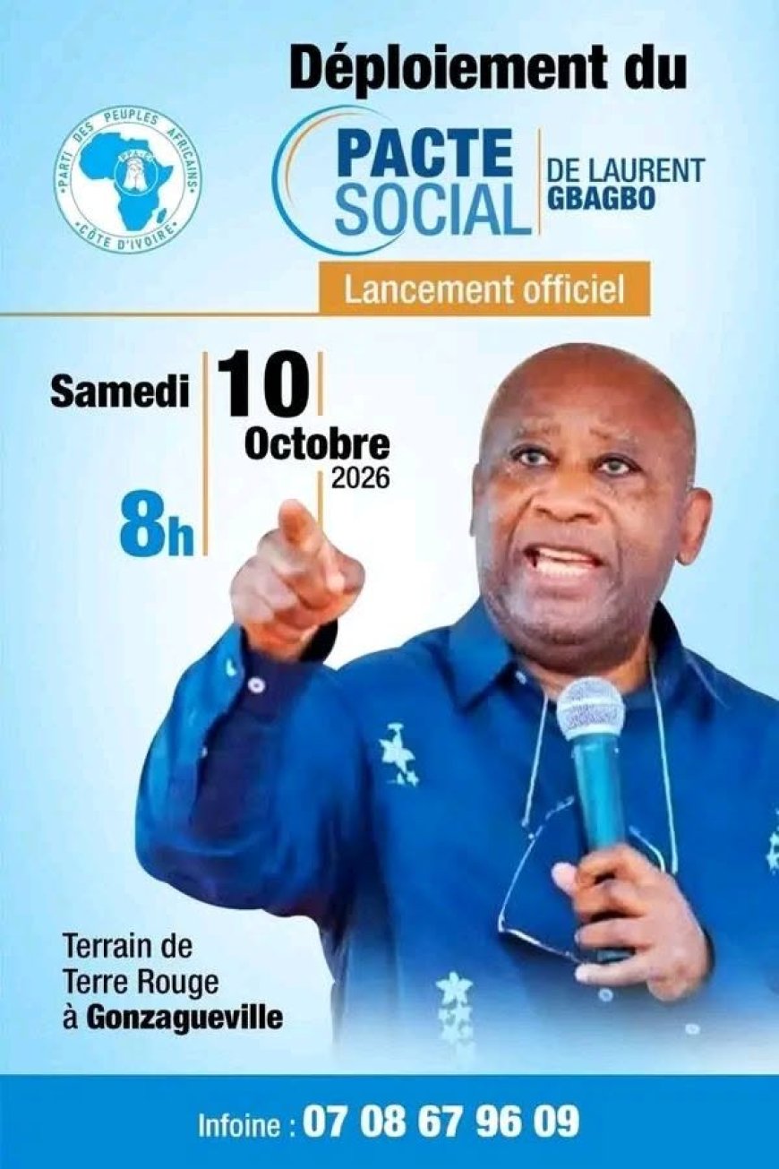 PPA-CI : Laurent Gbagbo en meeting à Port-Bouët