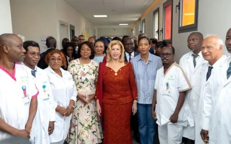 Côte d’Ivoire : Dominique Ouattara inaugure un pôle de chirurgie cardiaque pédiatrique à Bingerville
