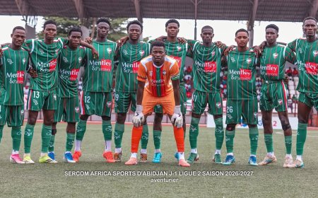 Ligue 2 ivoirienne : l’Africa Sports se relance, le LYS Sassandra prend les commandes